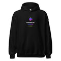 Powered by Coffee & Chaos Hoodie — TrendChase gradient design on dark navy