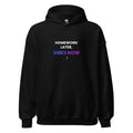 Homework Later, Vibes Now Hoodie — TrendChase gradient design on dark navy