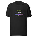 Team Teacher Athletic Jersey Tee — TrendChase gradient design on dark navy