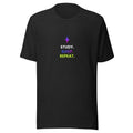 Study. Sleep. Repeat. Minimalist Tee — TrendChase gradient design on dark navy