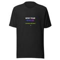 New Year New Me (School Edition) Tee — TrendChase gradient design on dark navy